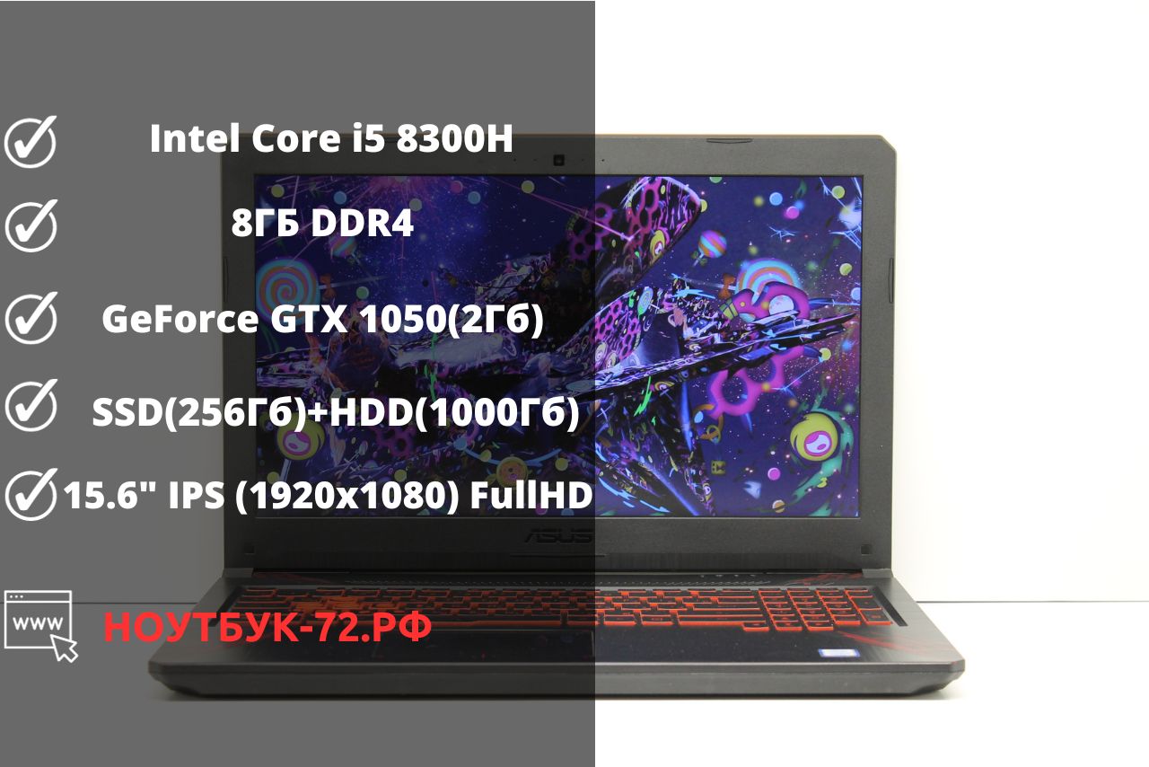Ноутбук Asus FX504GD-E41024T-