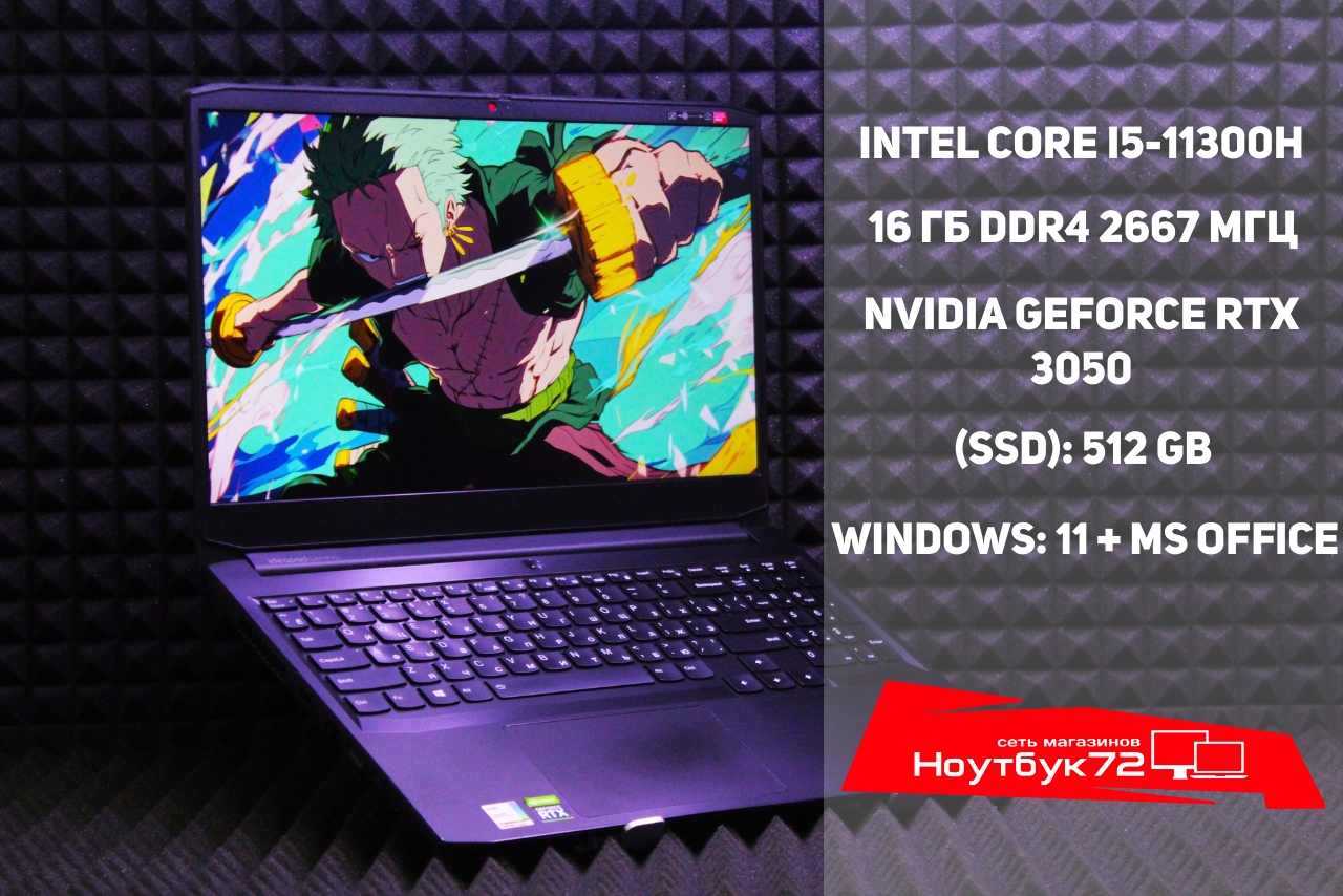 Ноутбук Lenovo Ideapad Gaming 3 15IHU6