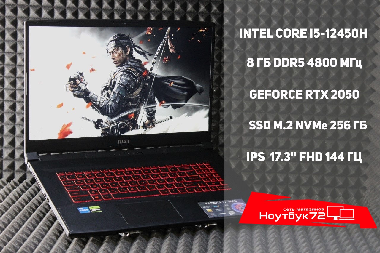 Ноутбук MSI Katana 17 B12UCX-1005XRU21