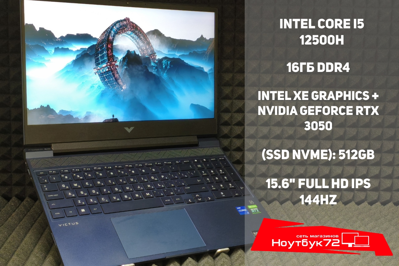 Ноутбук HP Victus 15-fa0044ci