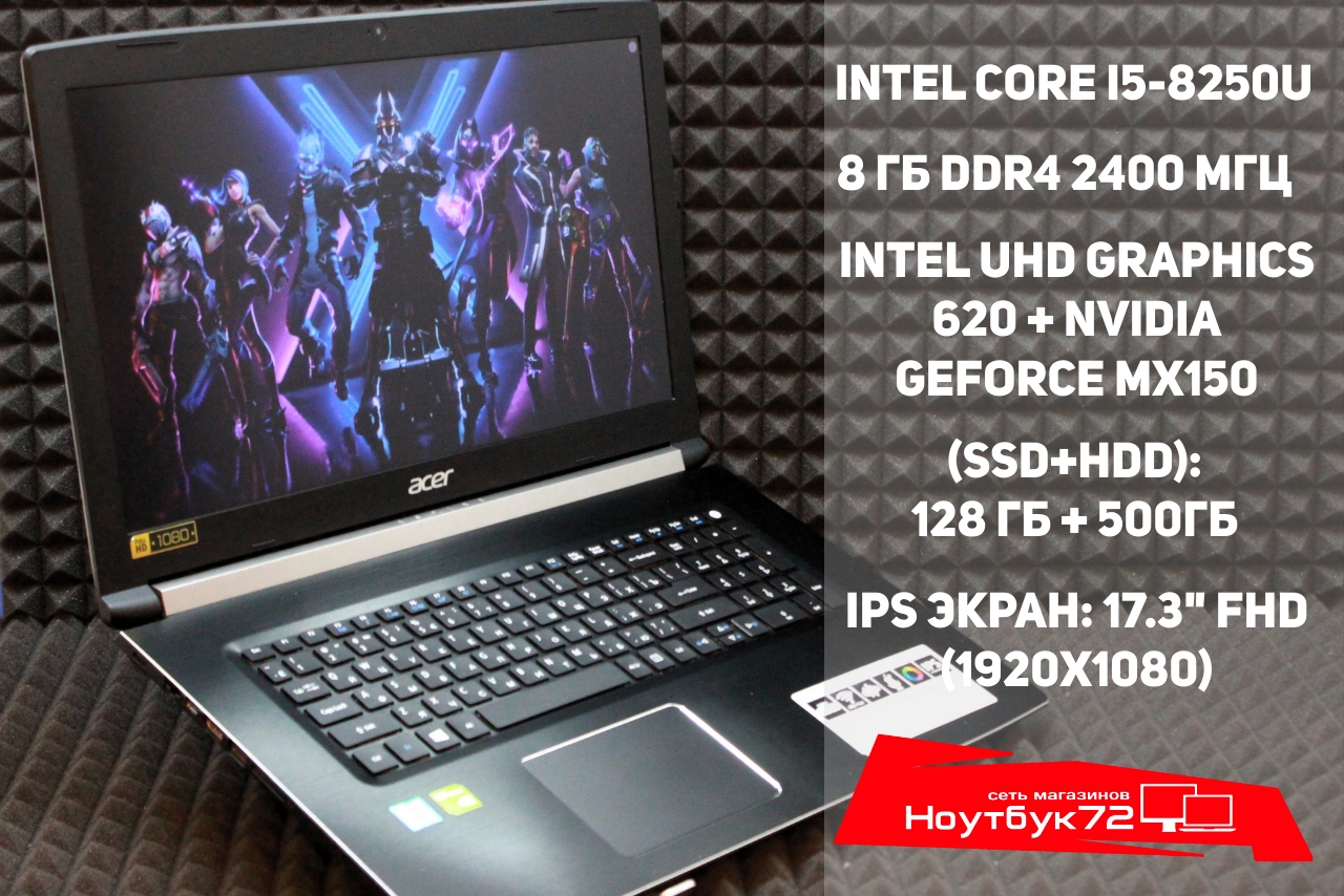 Ноутбук Acer Aspire A517-51G-55LY