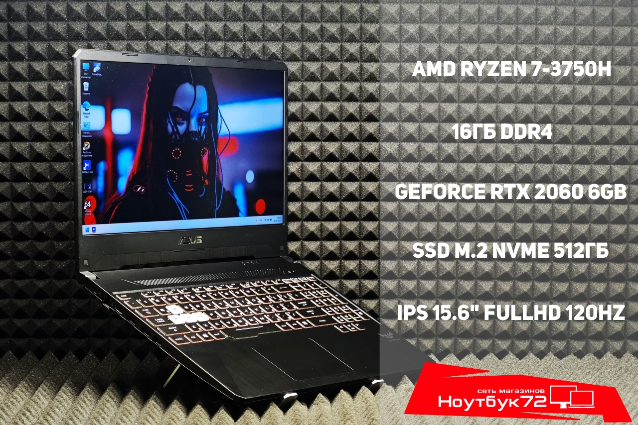 Ноутбук ASUS TUF FX95DV3750-0DACXYA6X10