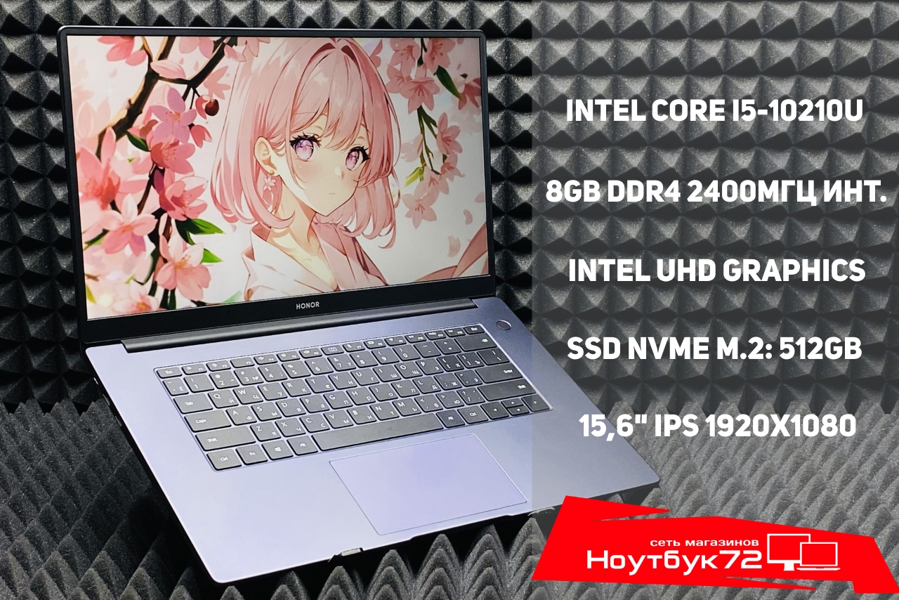 Ноутбук HONOR MagicBook X 15 BBR-WAH9F