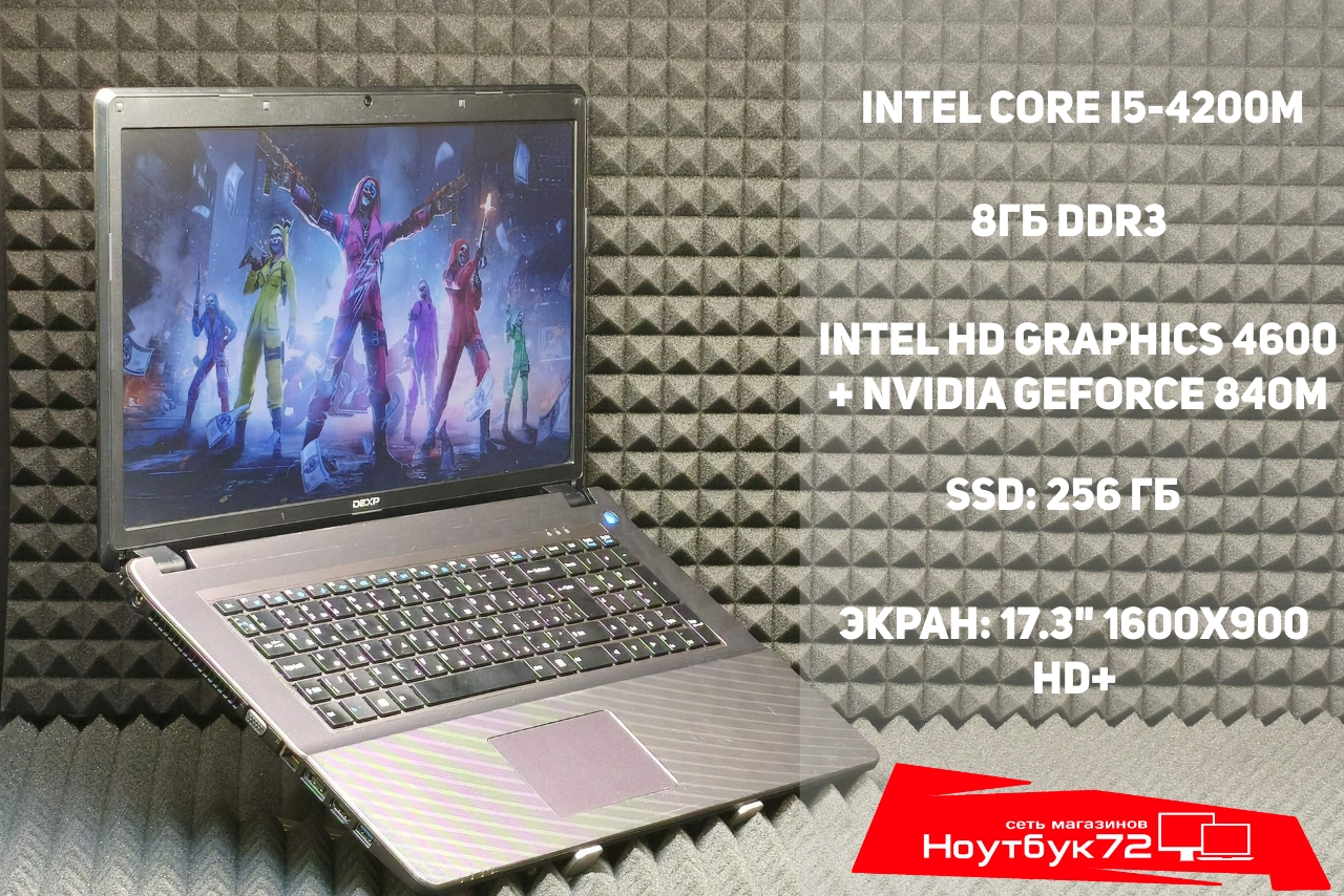 Ноутбук Dexp Atlas H102