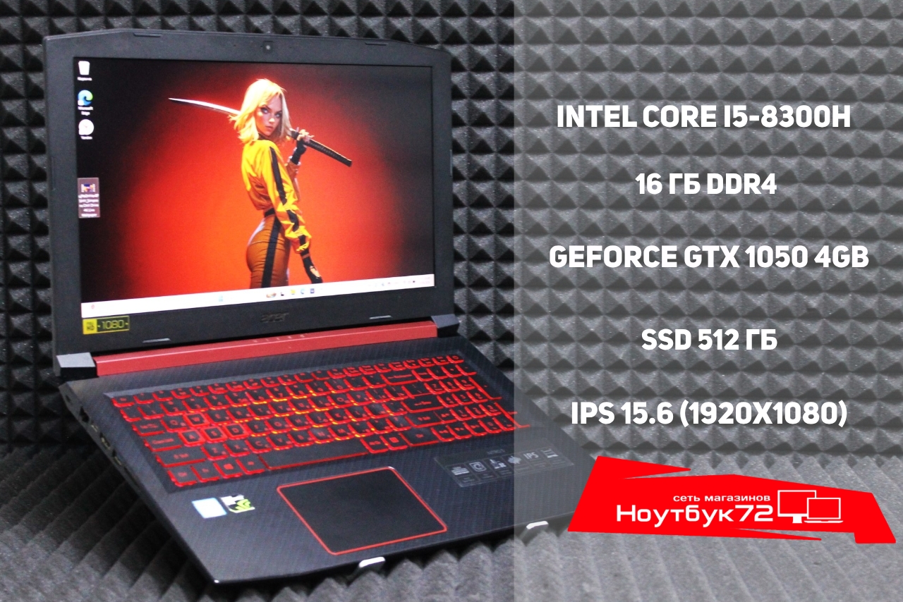 Ноутбук  Acer Nitro 5 AN515-52-55K1