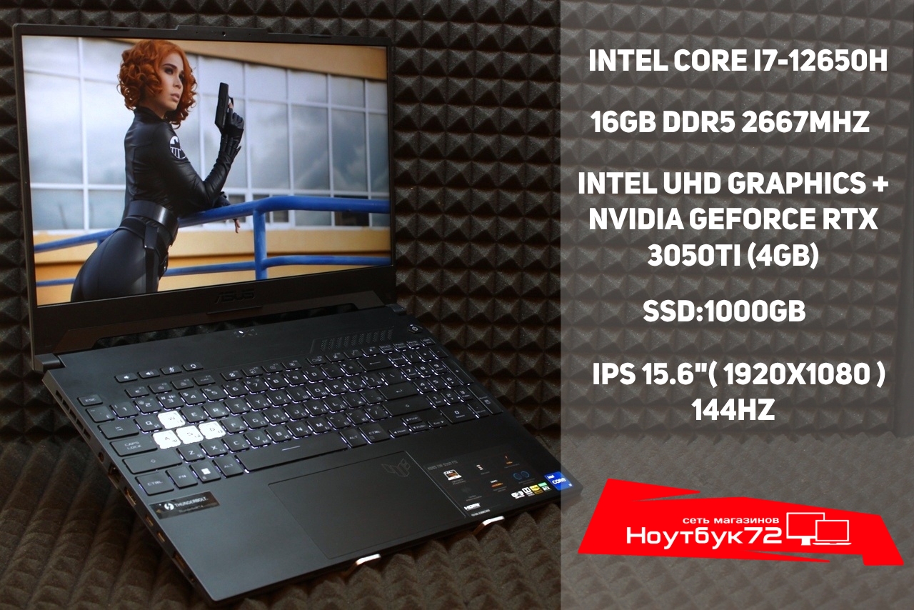 Ноутбук Asus TUF FX517ZE-HN120W
