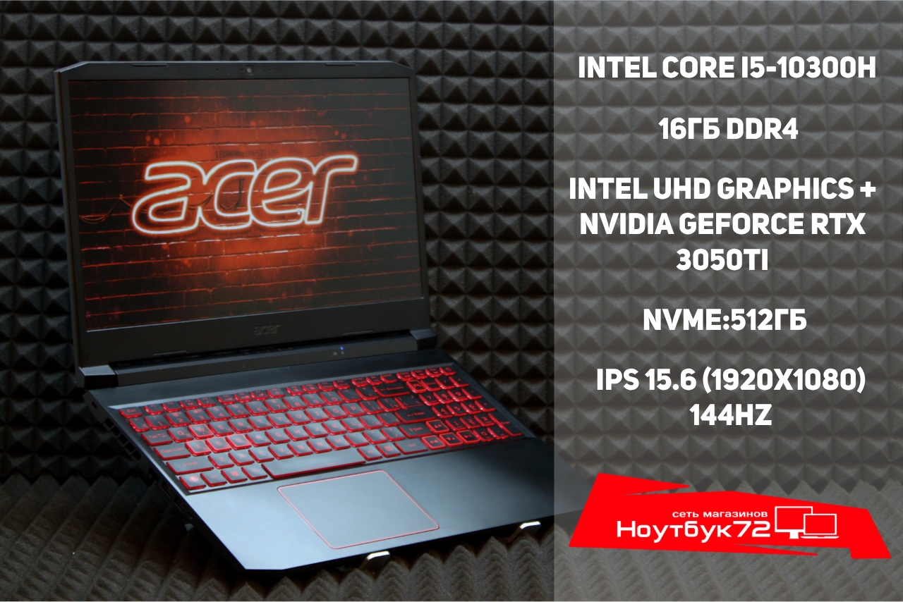 Ноутбук Acer Nitro 5 An515-55-59M1