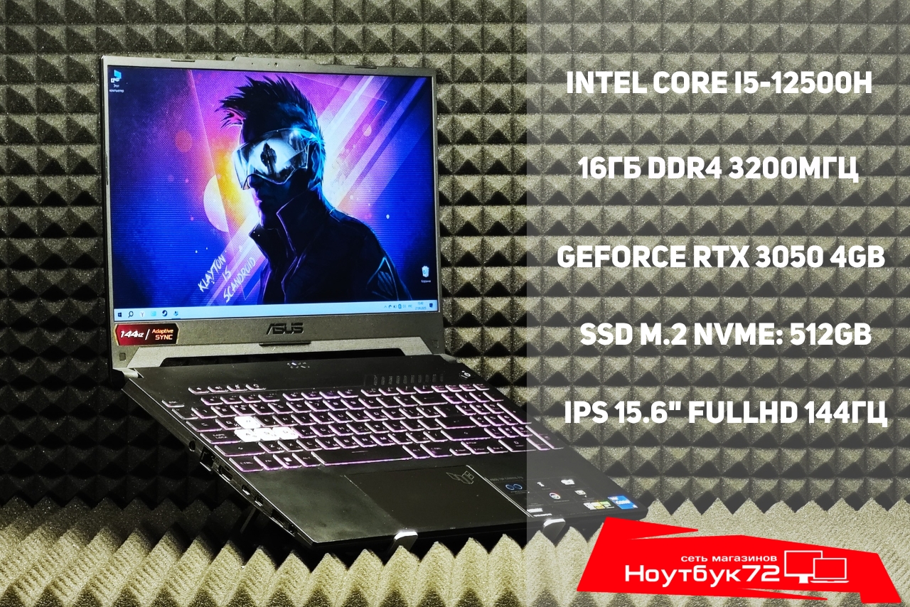 Ноутбук ASUS TUF GAMING FX507ZC4-HN144