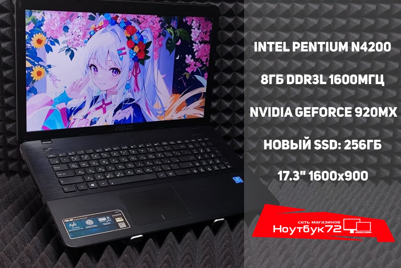 Ноутбук Asus X751NV-TY019T