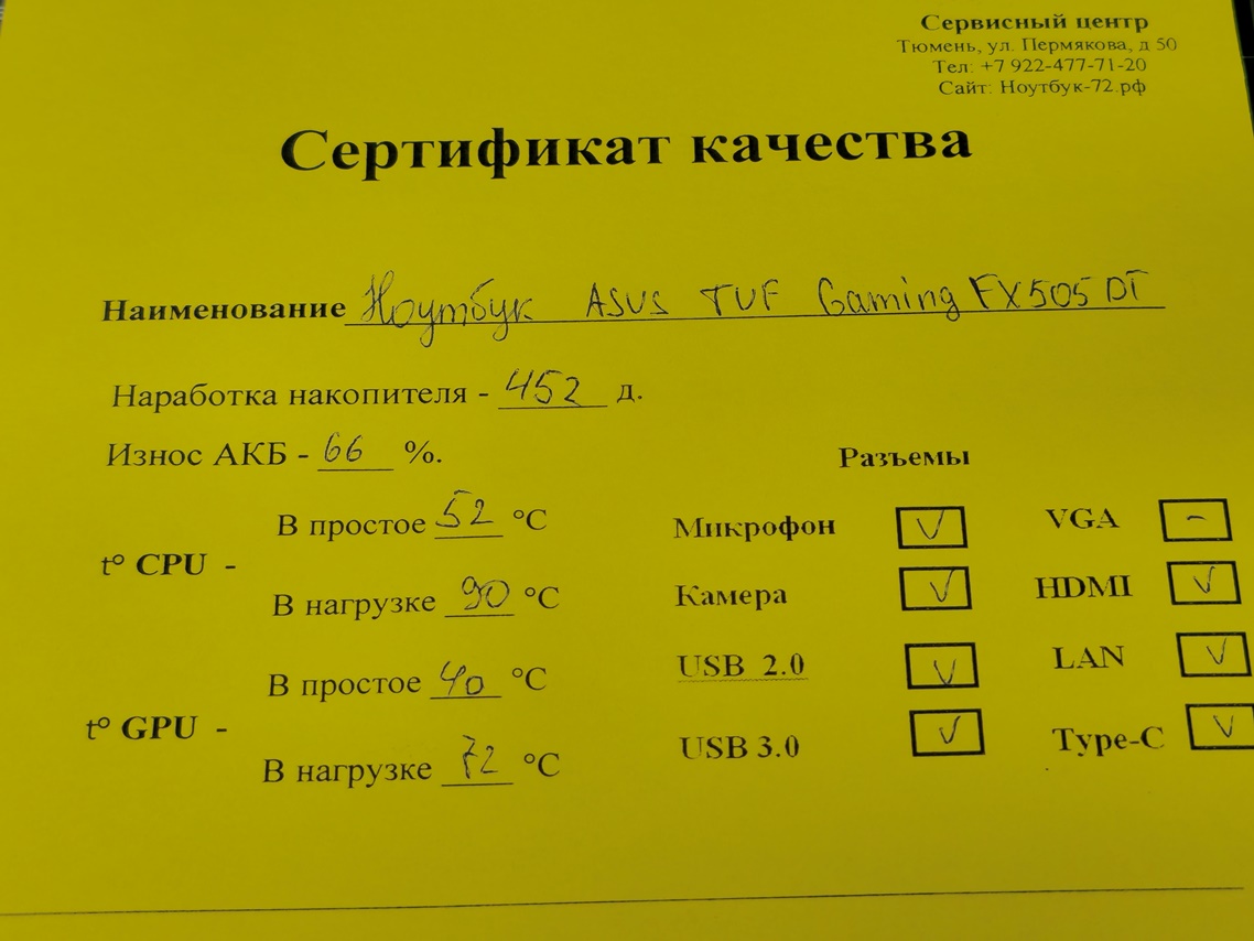 Ноутбук Asus Tuf Gaming FX505DT-HN450T