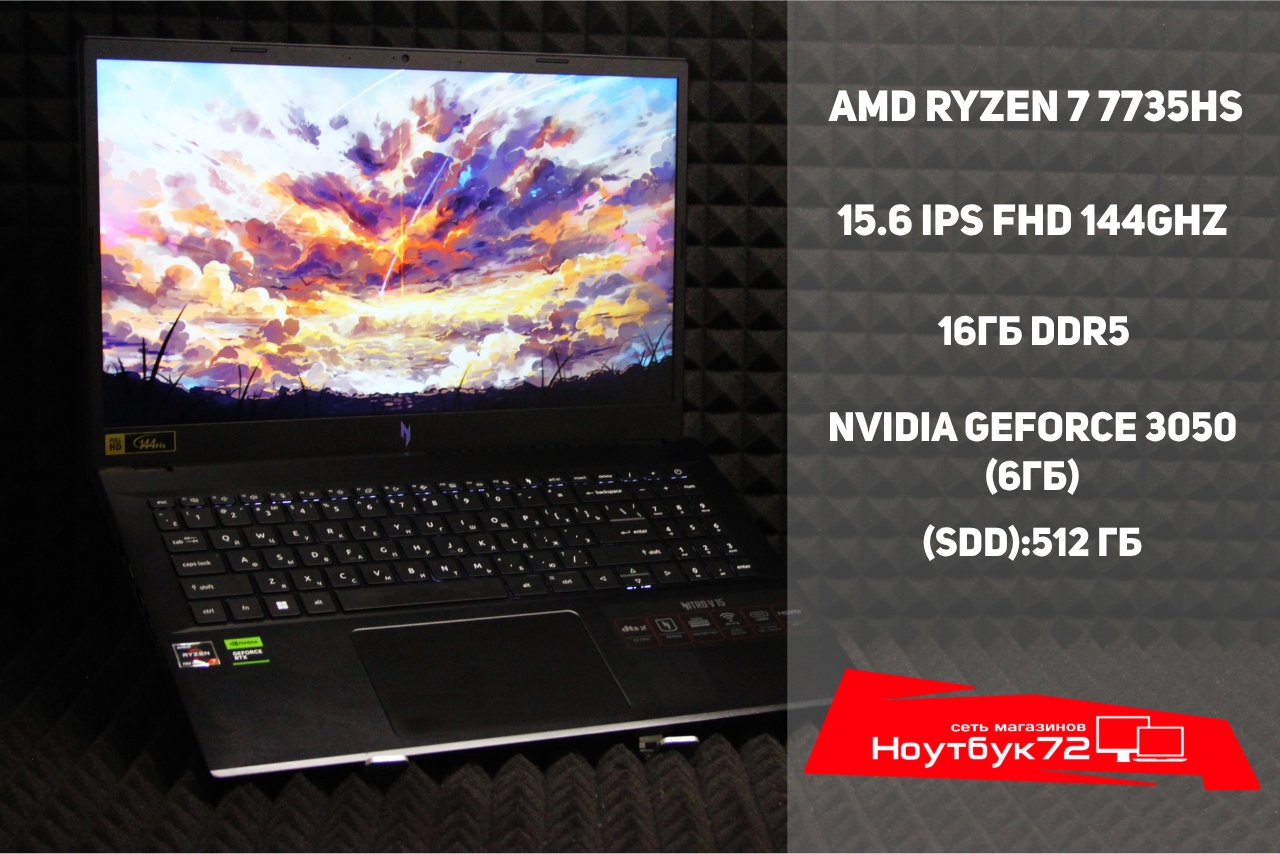 Ноутбук Acer Nitro V15 ANV15-41-R6BL