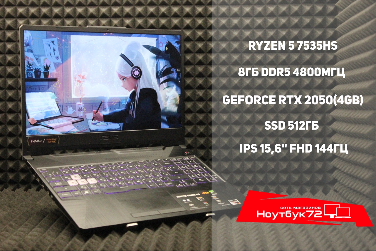 Ноутбук Asus TuF Gaming FA506-HN100