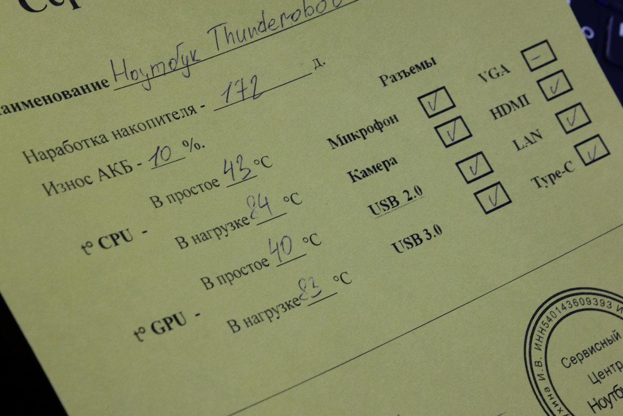 Ноутбук Thunderobot 911S Core