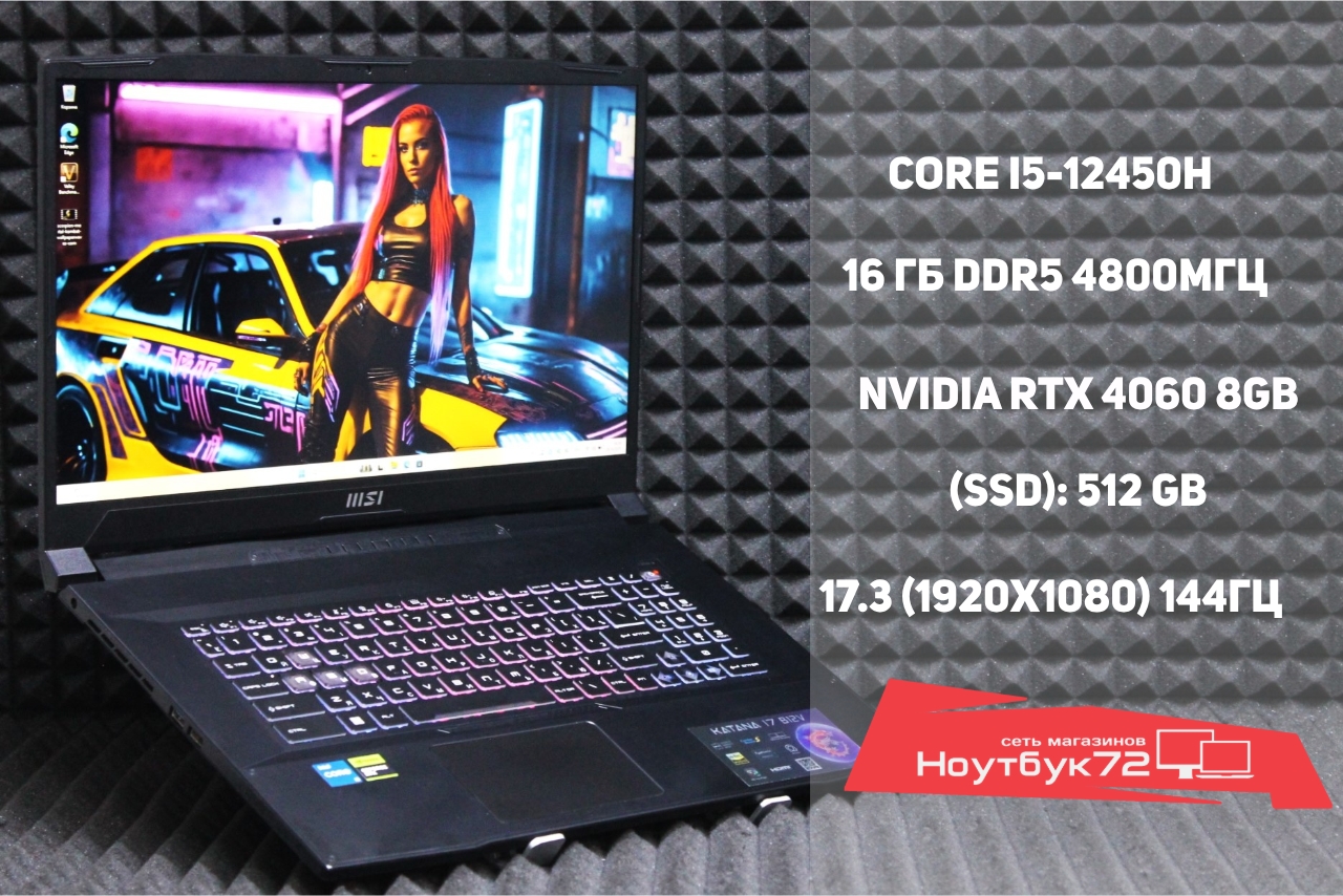 Ноутбук MSI Katana 17 B12VFK-463XRU1