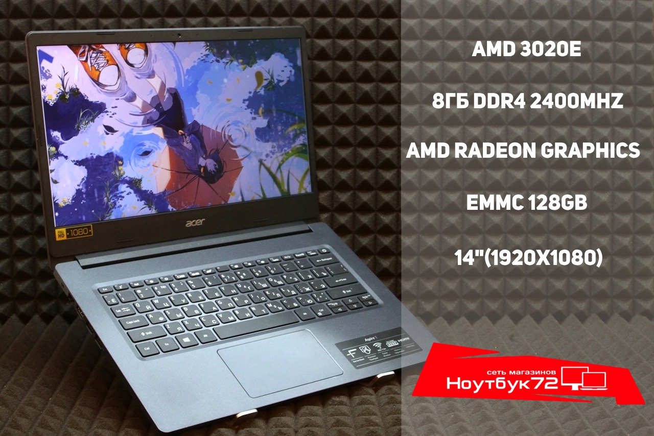 Ноутбук Acer Aspire A114-21-A02X