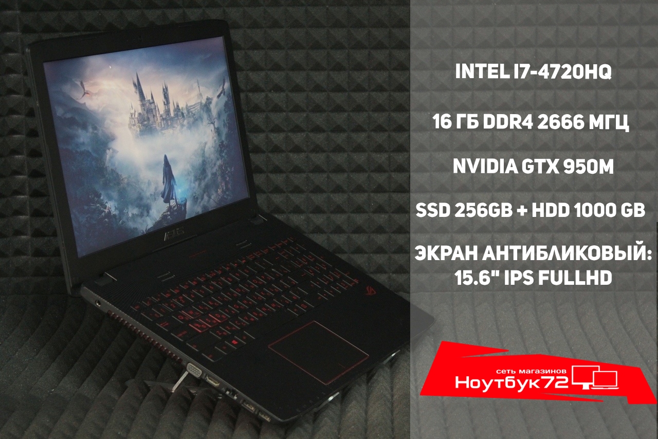 Ноутбук Asus Rog Gl552JX-XO083H