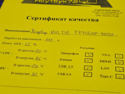 Ноутбук Asus TUF FX706HM-HX031