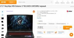 Msi Katana 17 B12UCX-1005XRU (п)