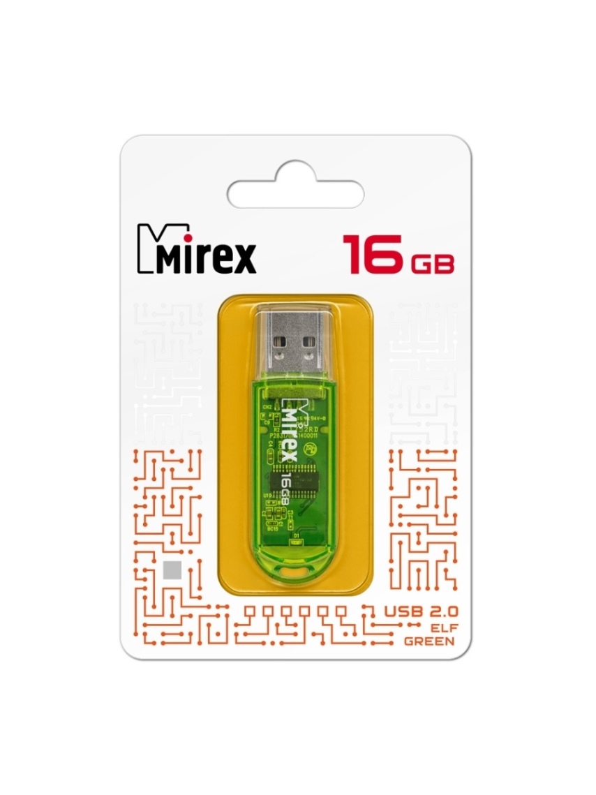 Флэш-накопитель 16GB Mirex ELF