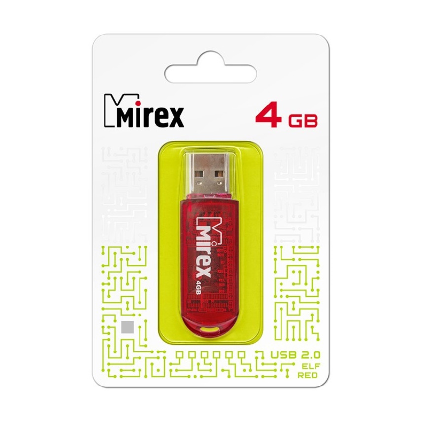 Флэш-накопитель 4GB Mirex ELF