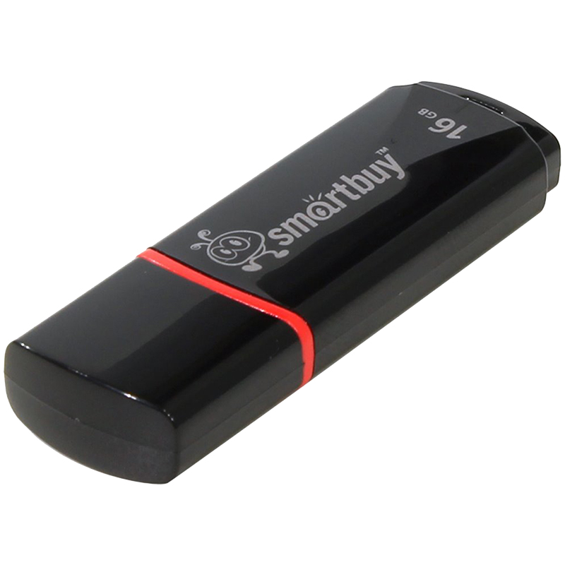 USB Флеш-накопитель SmartBuy 16 ГБ черный
