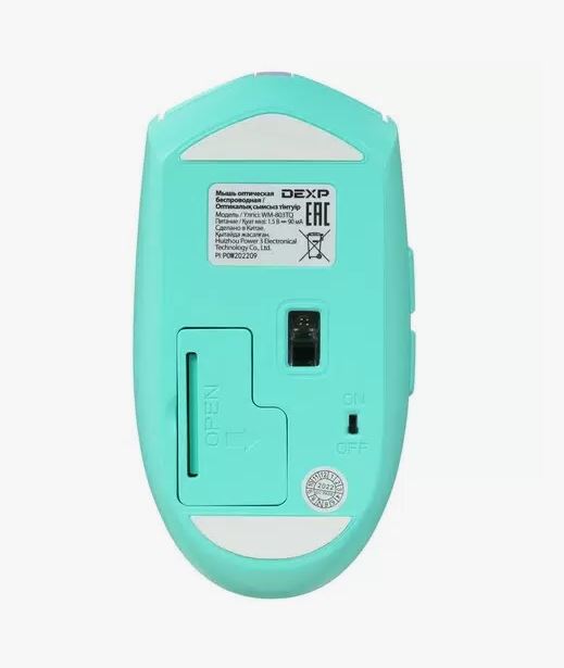 Мышь беспроводная DEXP WM-803 TQ Green