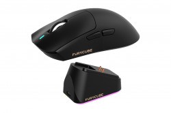 Мышь игровая FuryCube G16Pro Black белая/черная