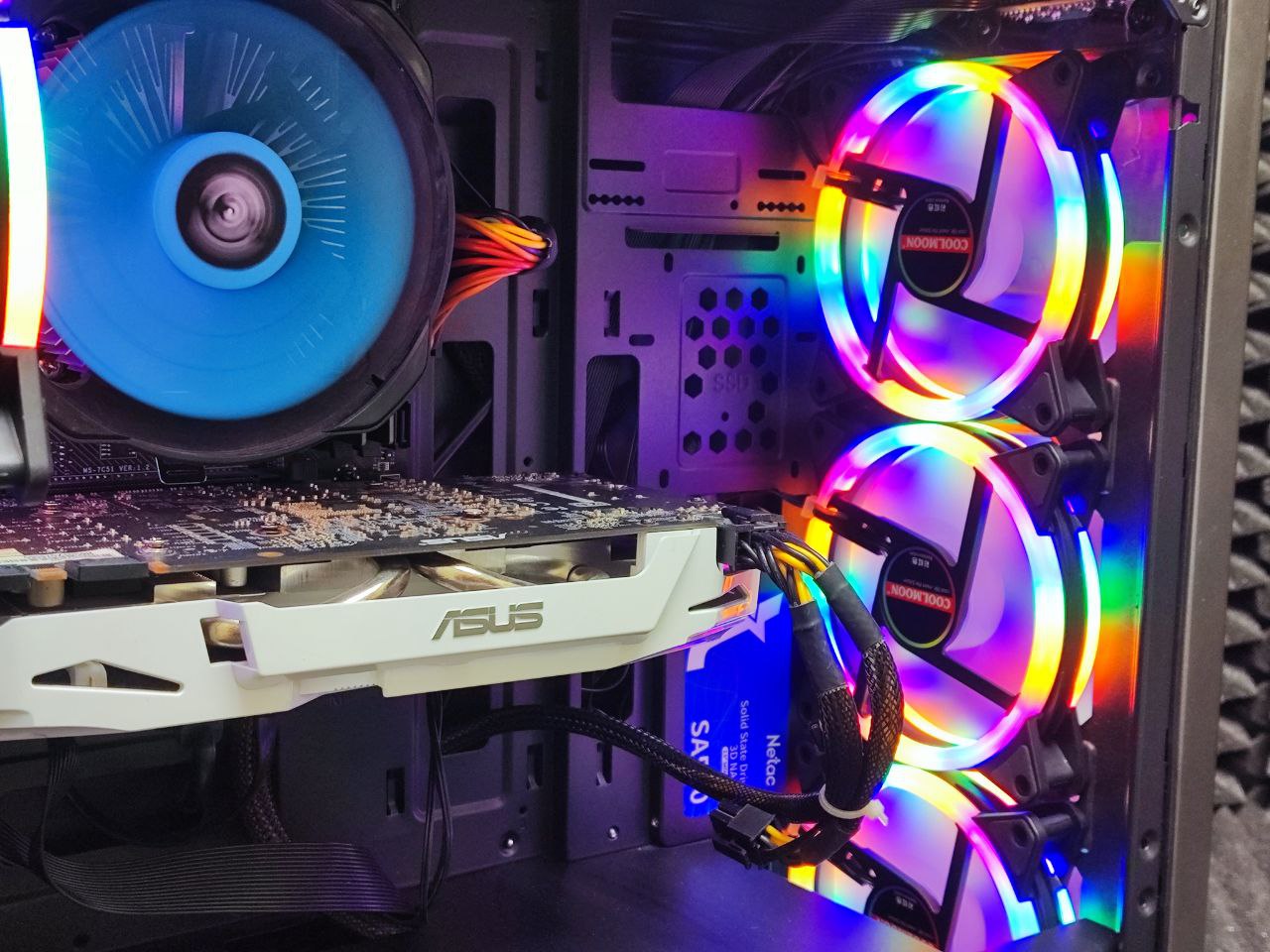 Игровой ПК Ryzen 5 5650G GTX1070 32ГБ ОЗУ 480ГБ ССД