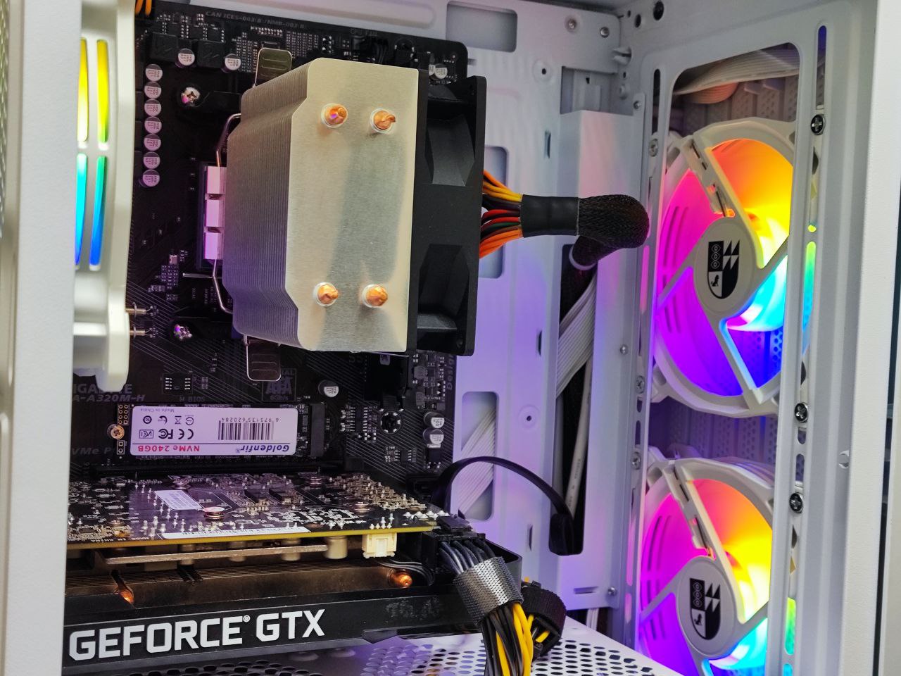 Игровой ПК Ryzen 5 4500 GTX 1660Super 32GB RAM SSD+HDD