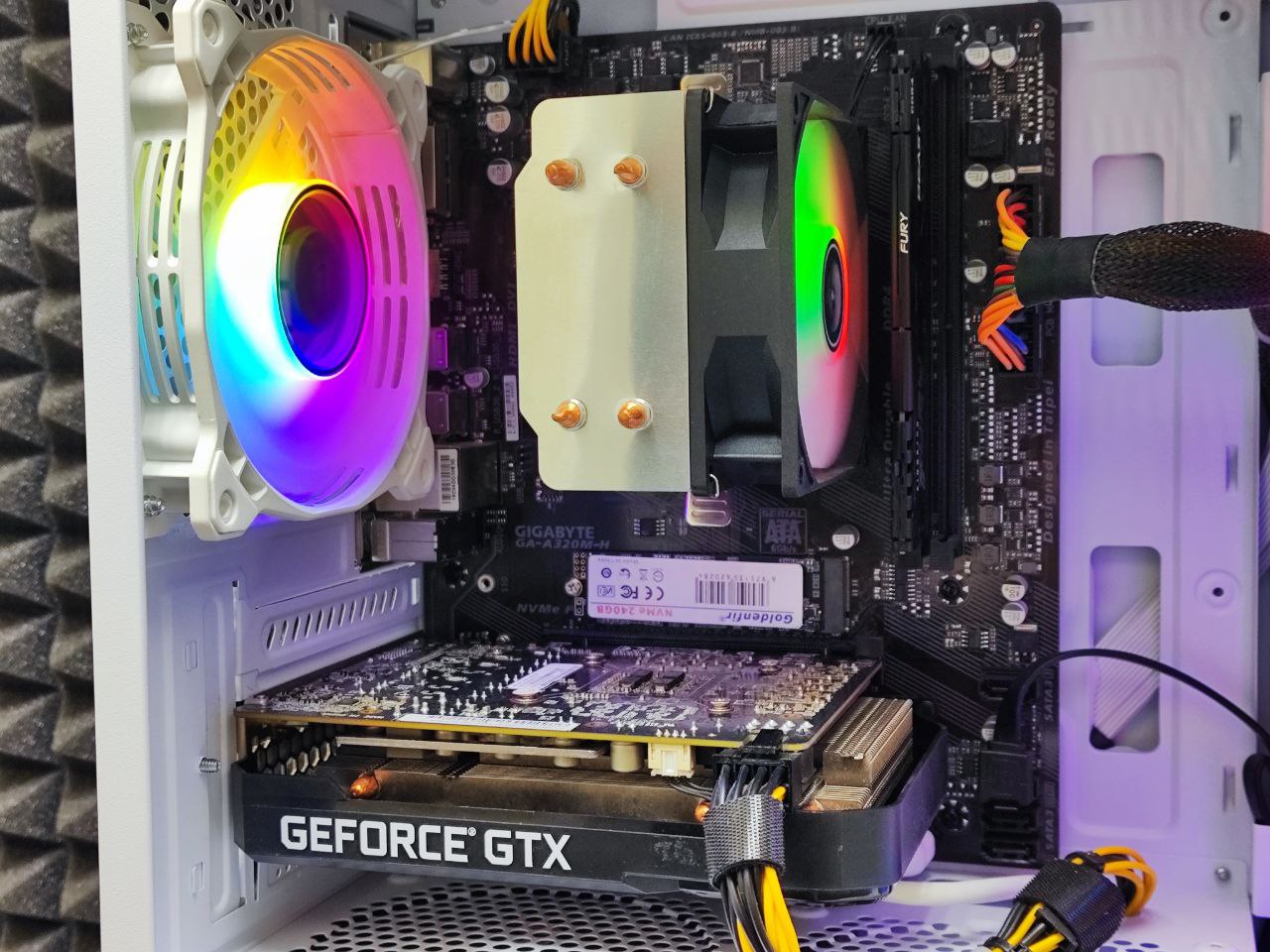 Игровой ПК Ryzen 5 4500 GTX 1660Super 32GB RAM SSD+HDD