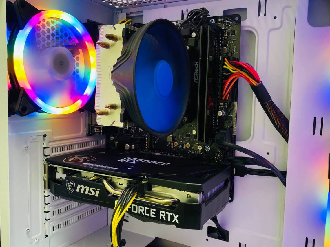 Игровой ПК Ryzen 7 2700 RTX 3050 16GB SSD 512GB