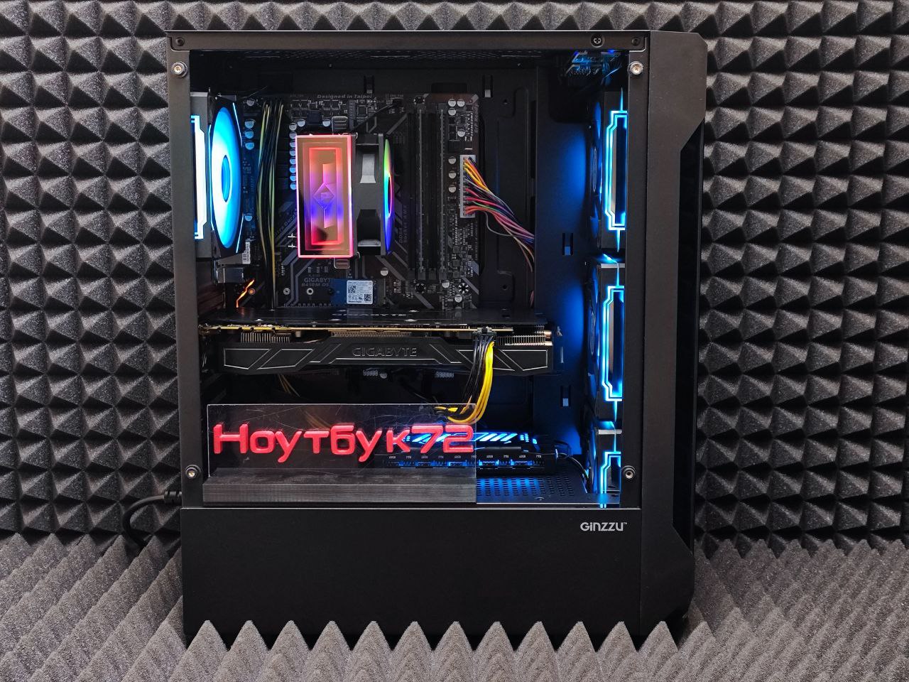 Игровой ПК Ryzen 5 2400GE GTX 1070 16GB RAM SSD+HDD