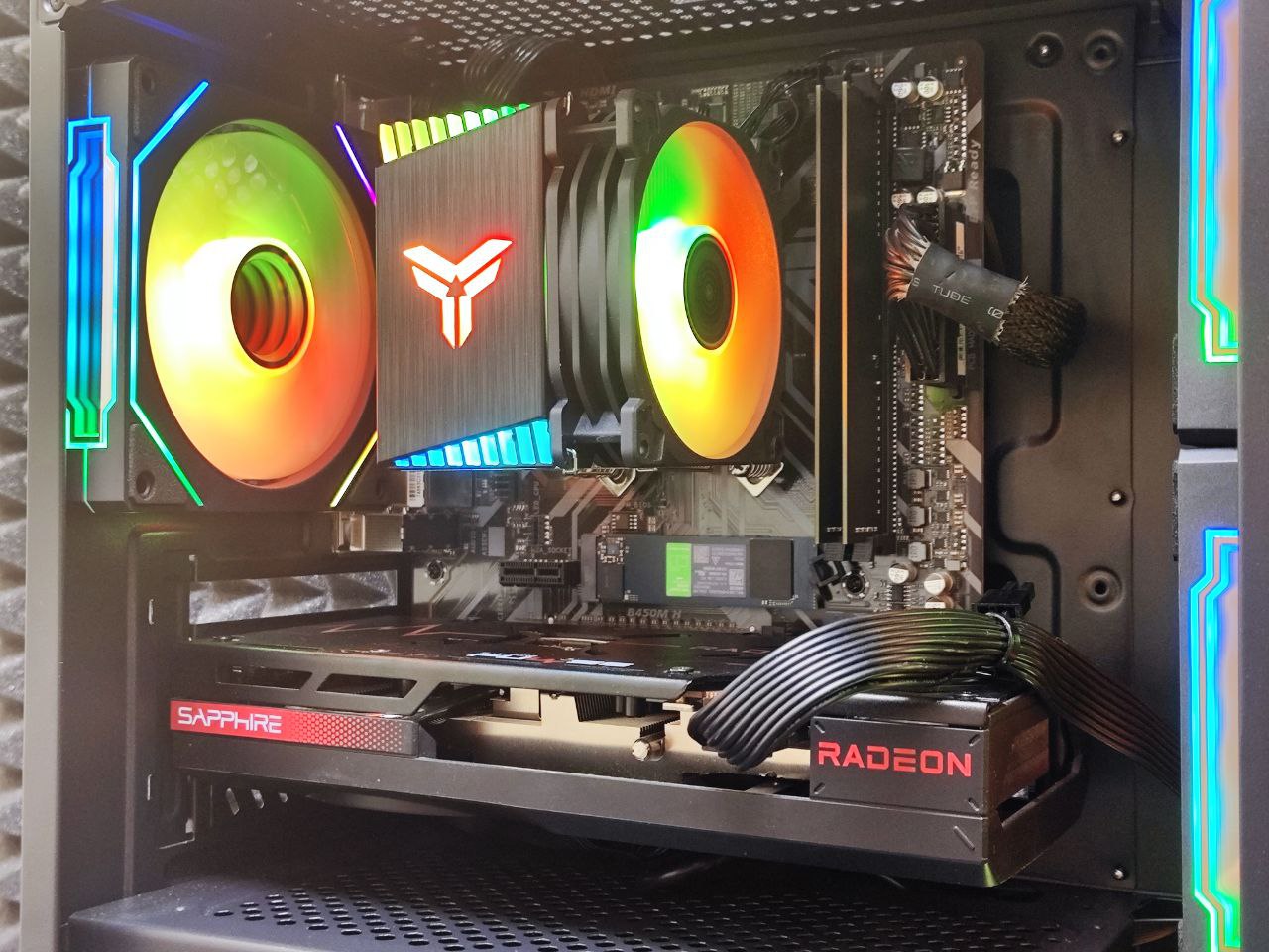 Игровой ПК Ryzen 5600G RX 7600 16RAM 480SSD