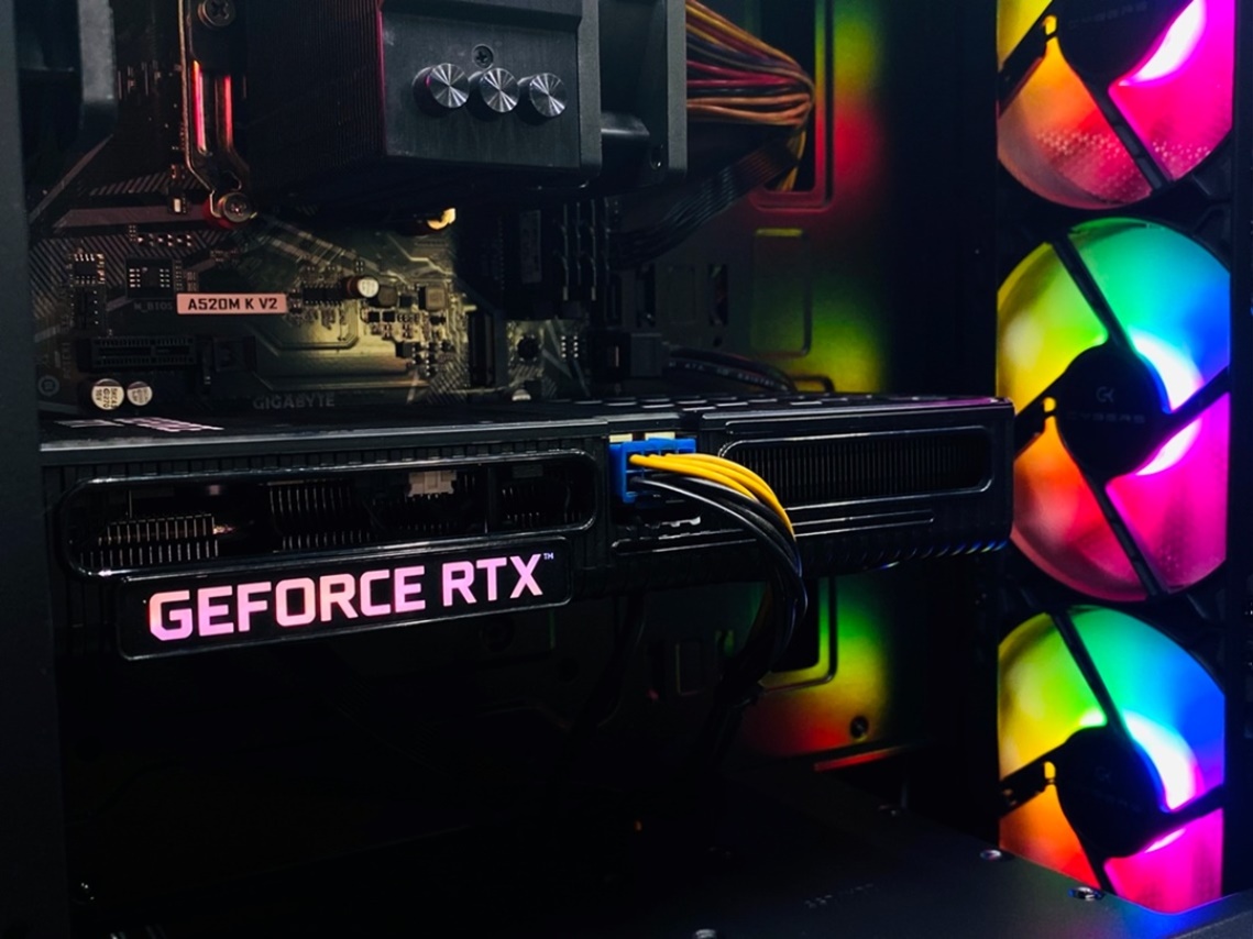 Игровой ПК Ryzen 5 4600G / RTX 3060 12 ГБ / 32 ГБ / SSD 512 ГБ