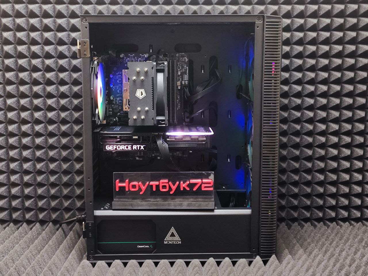 Игровой ПК i3-12100F RTX3060Ti 16RAM SSD+HDD