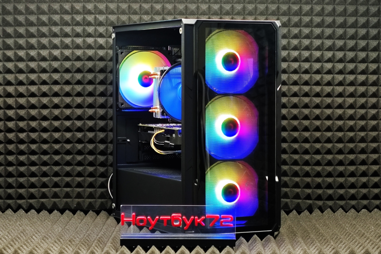 Игровой ПК Ryzen 5-2600/ GTX1050Ti/ 16GB