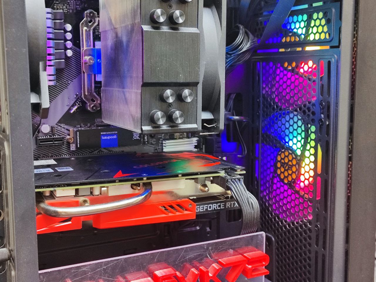 Игровой ПК Ryzеn 5 1600 RТХ 2060 16RAM 256SSD
