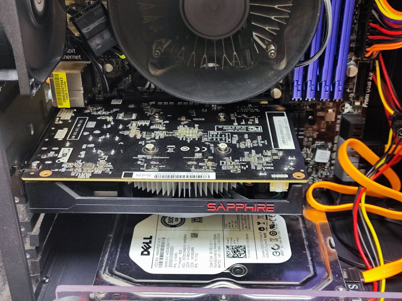 Игровой ПК i5-4430S RX550 16RAM SSD+HDD