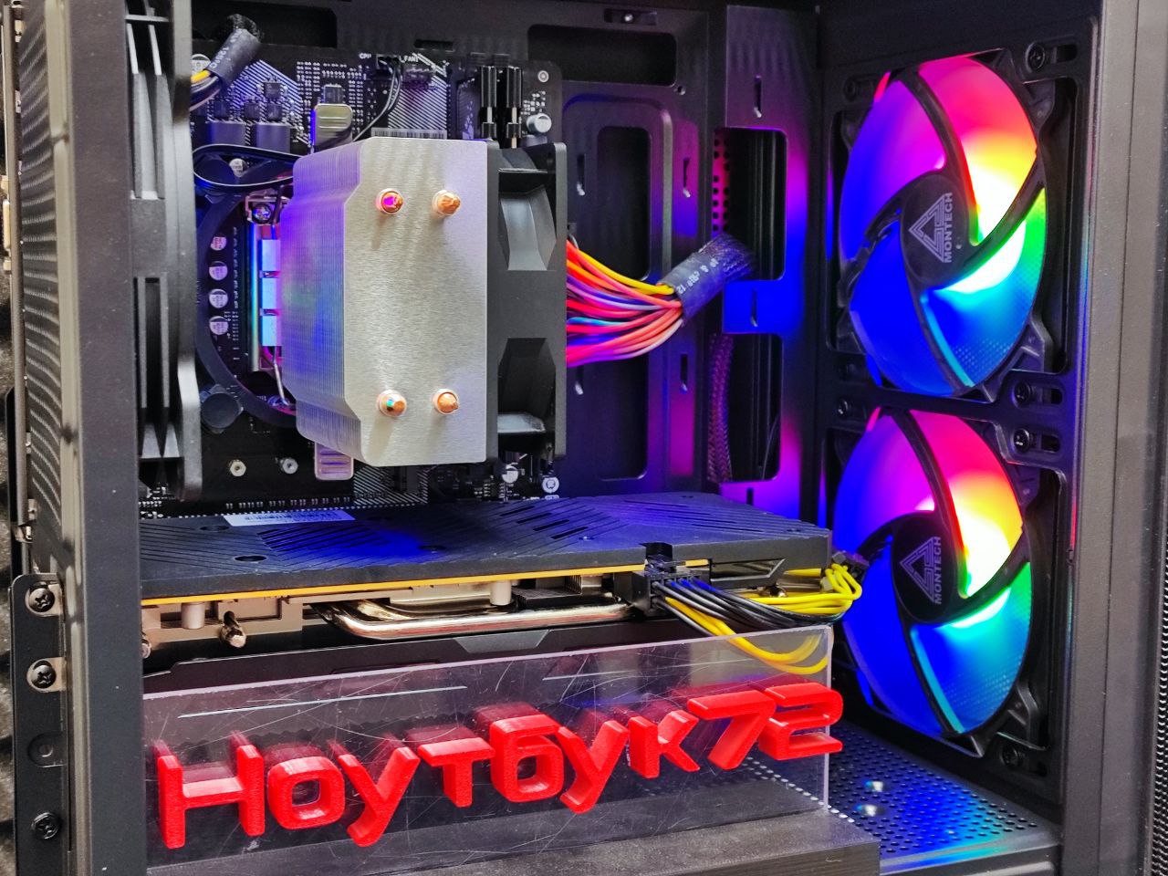 Игровой ПК i3-10105 RX5700XT 16RAM 480SSD