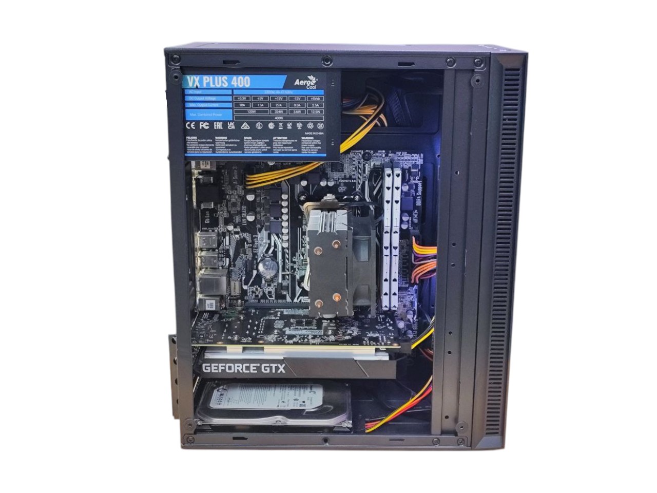 Игровой ПК Ryzen 3 2200G/GTX 1650/16GB RAM/SSD+HDD