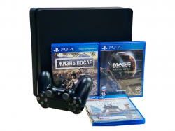 Playstation 4 slim 1000ГБ с играми