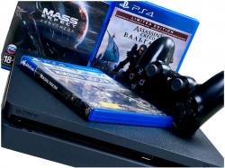 Playstation 4 slim 1000ГБ с играми